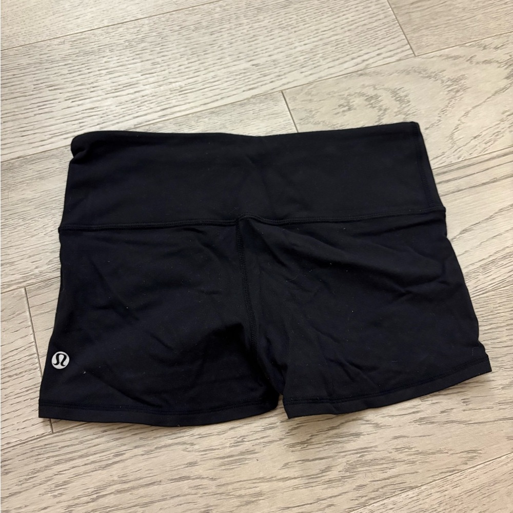 lululemon athletica Women's Black biker Shorts